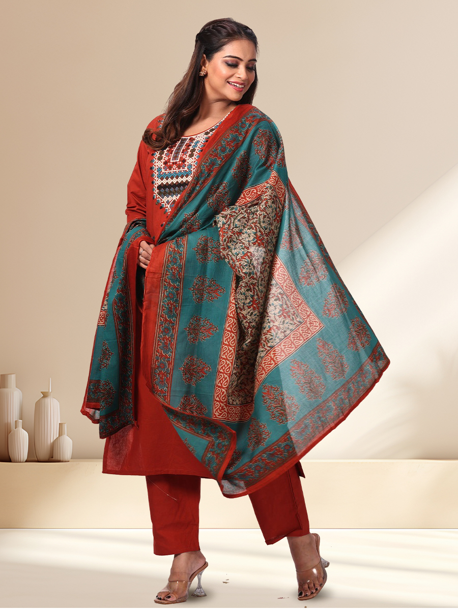 Noor Wine Georgette