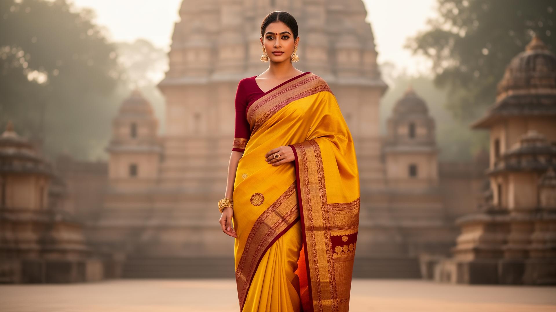 Marigold mornings, Kanchipuram afternoons